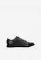 Čierne kožené sneakersy pre mužov 10330-71