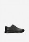 Čierne kožené sneakersy pre mužov 10324-51