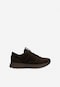 Sneakers damă ciocolatiu pe talpă masivă 46412-62