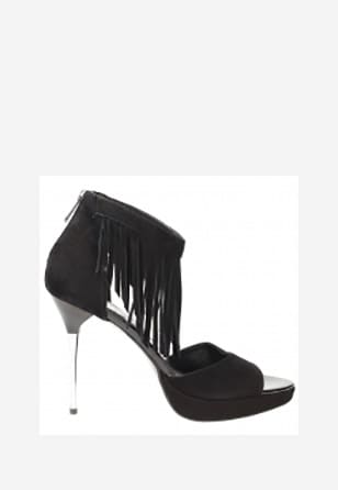 Czarne damskie sandały 6772-61