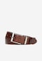 Men's brown leather belt 7980-52