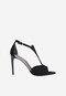 Women's black sandals 9772-61