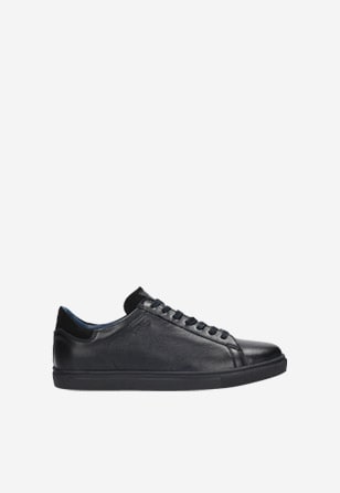 Čierne pánske botasky v minimalistickom prevedení 9060-71
