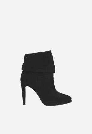 Svůdné dámské boty kotníkové v černé barvě 9532-61