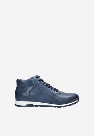 Tmavě modré sportovní kotníkové boty pánské 9166-56