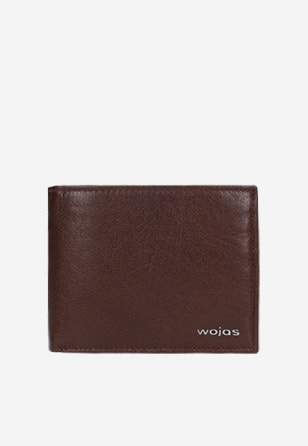 Podélná malá kožená peněženka pánská v hnědé barvě