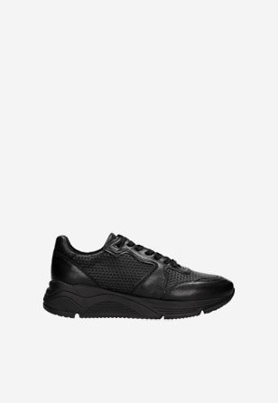 Czarne całoroczne sneakersy męskie  46042-41