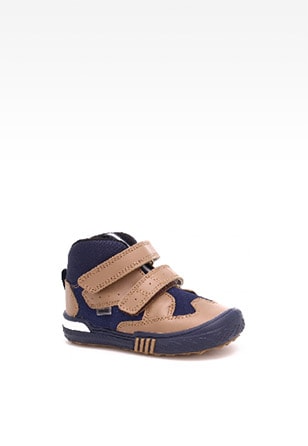 Sneakers BARTEK 21704/0P-1PF, dla chłopców, brązowo-niebieski
