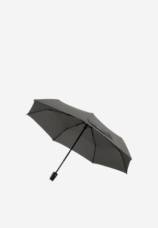 Szary parasol damski z podwójnym automatem 96702-10
