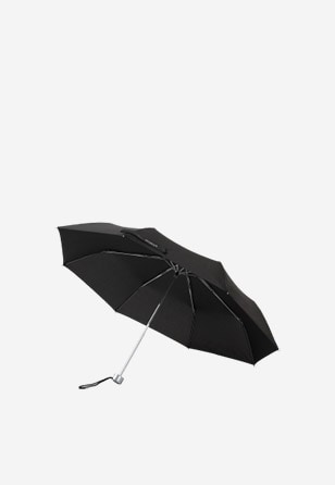Lekki parasol składany w kolorze czarnym 96703-11