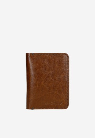 Cienki portfel męski w kolorze jasnego brązu 91039-53
