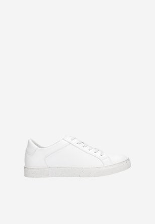 Dámske sneakersy v jednoduchom bielom prevedení