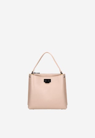 Svetlo ružová elegantná dámska taška cez rameno 80016-54