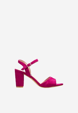 WJS różowe sandały damskie z tworzywa sztucznego WJS74012-65