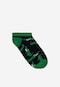 Zeleno-černé bavlněné ponožky pánské s krokodýly 97024-86
