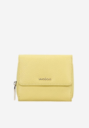 Elegantní světle žlutá kožená peněženka dámská 91034-58