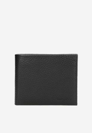 Czarny portfel męski ze skóry naturalnej 91033-51