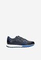 Wygodne granatowe sneakersy męskie z niebieskimi akcentami 10021-75