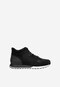 Czarne wysokie sneakersy męskie  24043-71