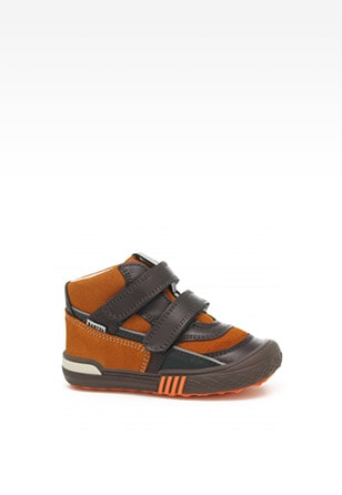 Sneakers BARTEK 91756-024, dla chłopców, brązowo-pomarańczowy