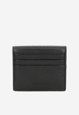 Elegantní černá peněženka pánská z hladké kůže 91026-51