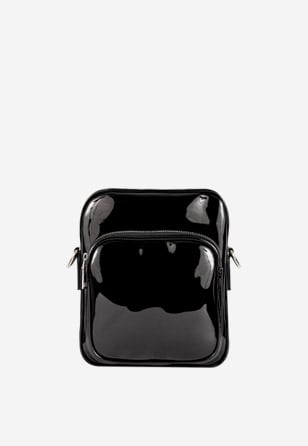 WJS czarna lakierowana torebka damska WJS90006-31