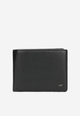 Czarny skórzany portfel męski PREMIUM 91041-51