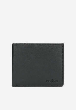 Jednoduchá kožená peněženka pánská v černé barvě 91044-51