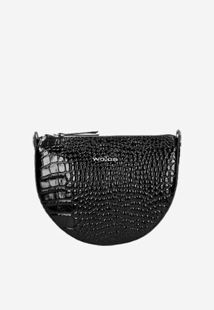 Trendy malá kožená dámská kabelka v černé barvě 80200-31