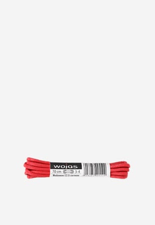 Czerwone sznurowadła woskowane 70cm 99502-05