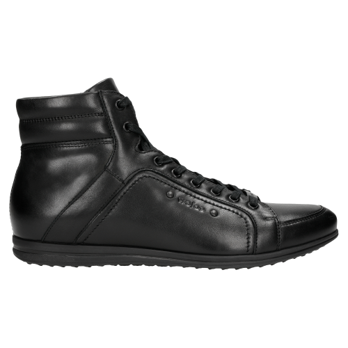 Czarne Jesienne Męskie Sneakersy